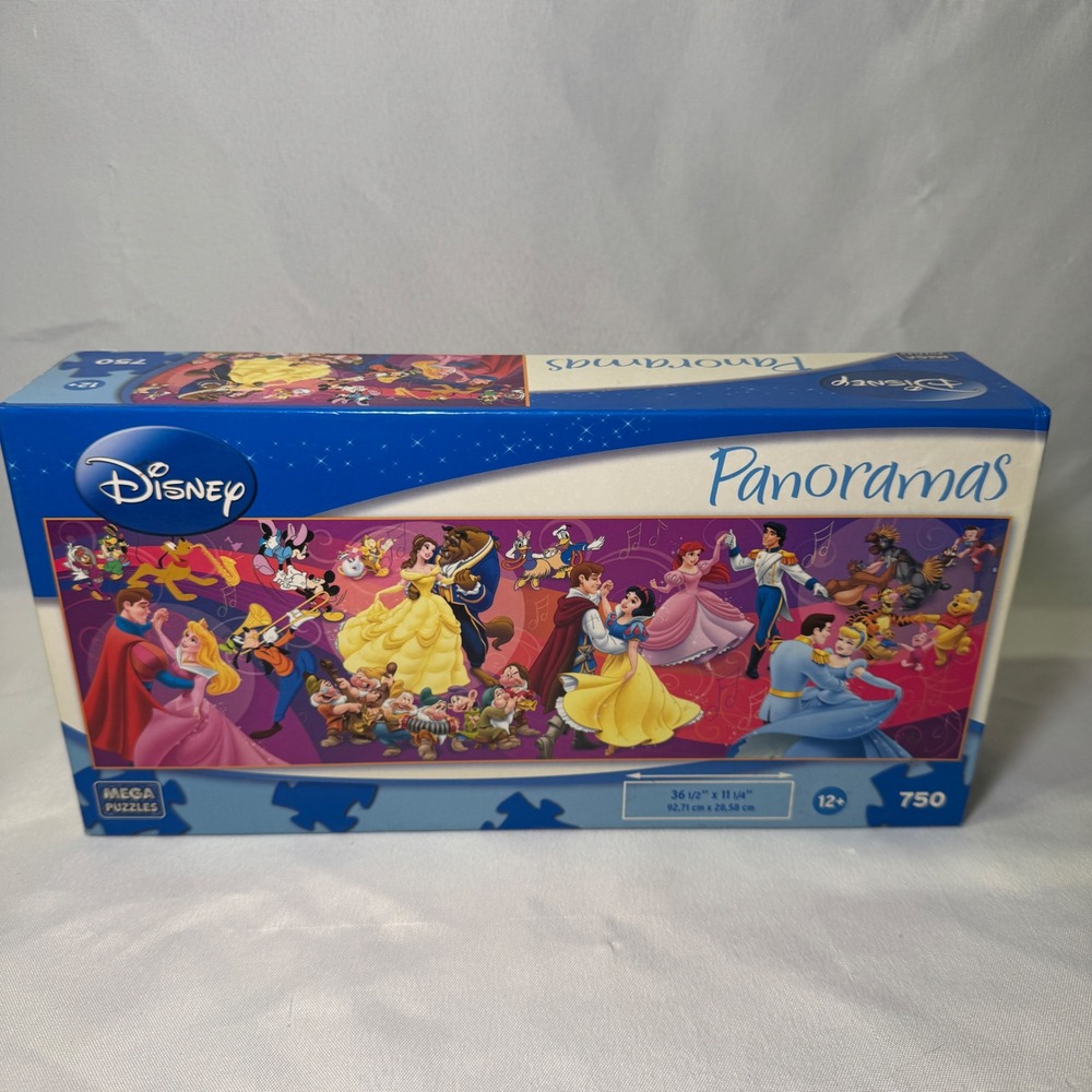 Disney Panoramas Shall We Dance 750 Piece Jigsaw Puzzle Mega Puzzles NEW